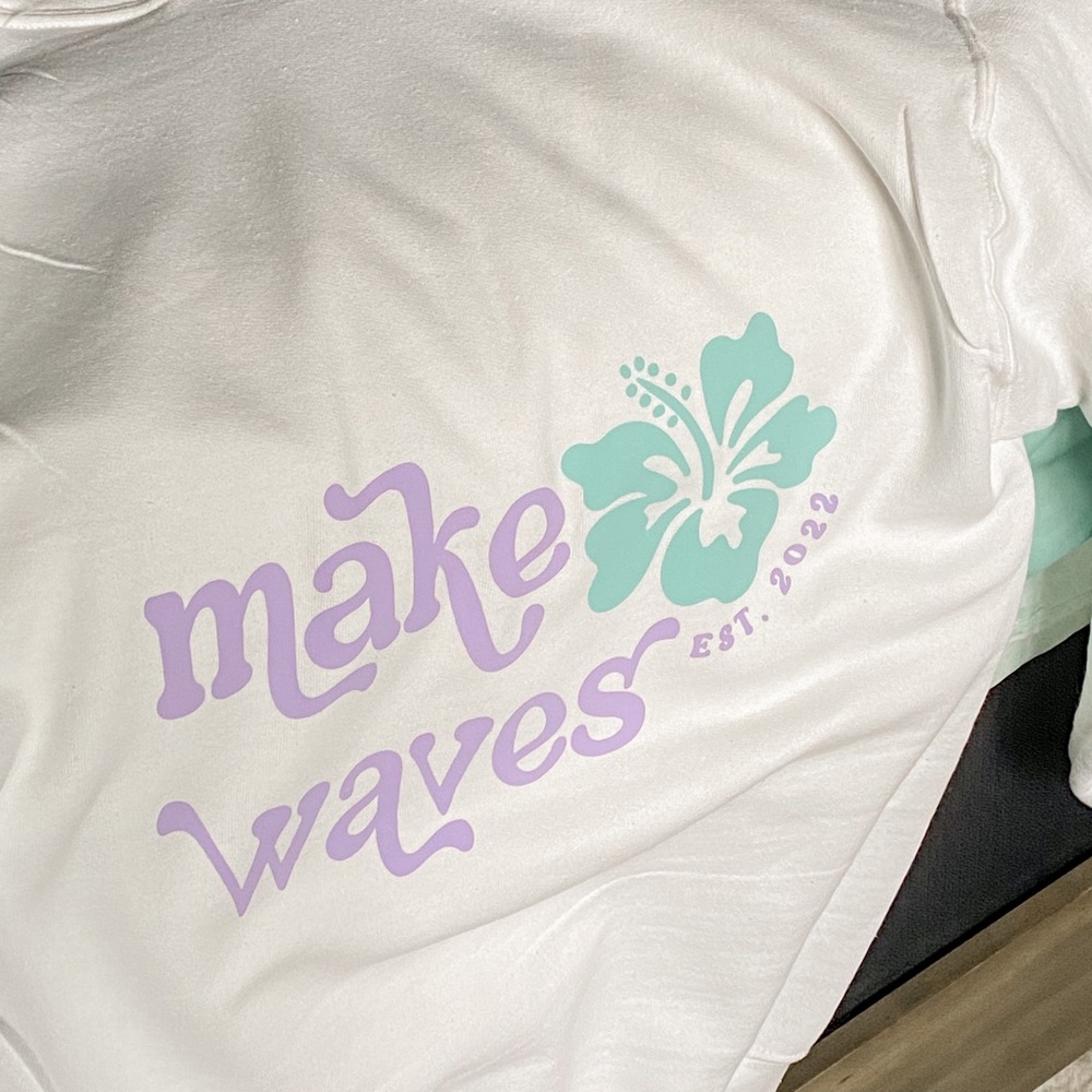 make waves trendy sweatshirt